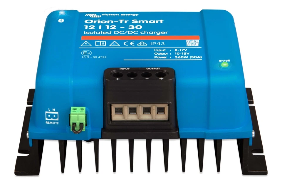 Victron Energy Orion-Tr DC/DC Converter 12|12 -30A Isolated with Bluetooth Charge Control