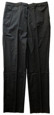 Women's Canvas by Lands End Pants Business Wool Blend Black Sz10 28"Inseam NWT
