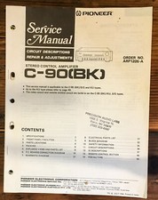 Pioneer C-90 Preamplificatore / Preamplificatore Proprietario / Manuale Utente *Originale*