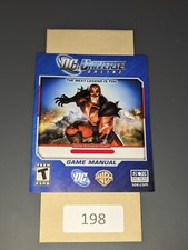 DC Universe Online Sony PlayStation 3, 2011 MANUAL ONLY