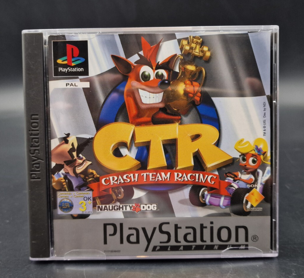 Crash Team Racing CTR - Sony Playstation 1 PS1 - Complet CIB - PAL - TBE
