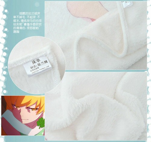 Ropa de cama de juego Genshin impacto sábana de cama manta cálida de franela 1,5x2M Y06 - Imagen 3 de 3