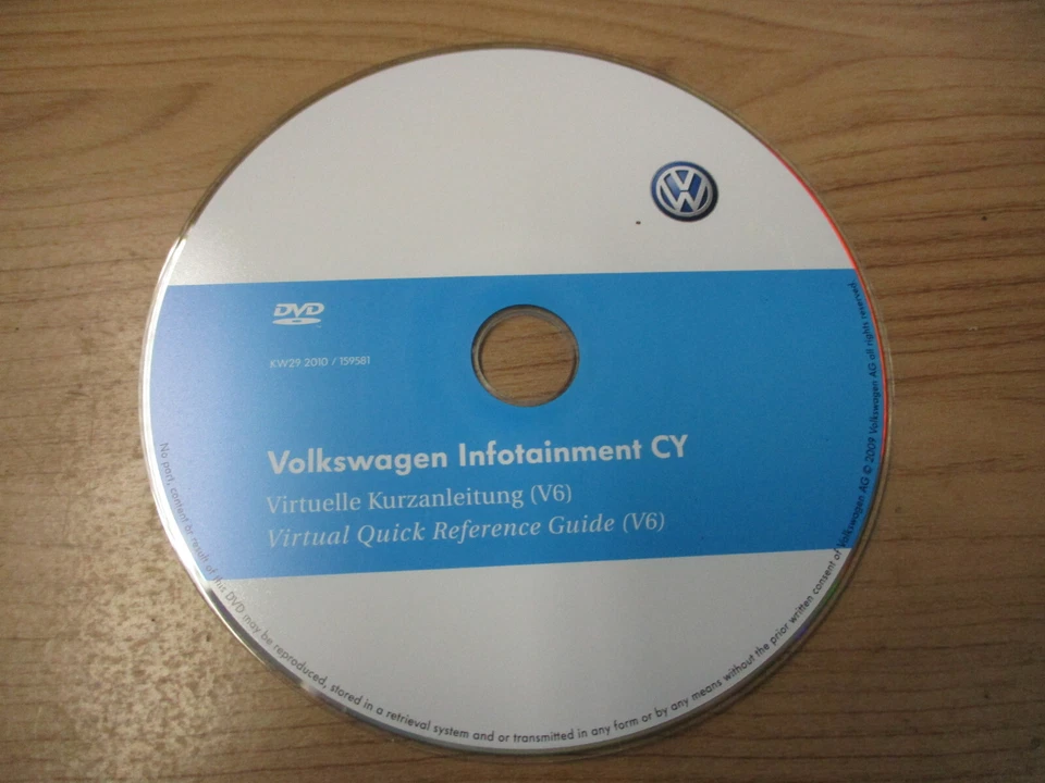 Navi Navigation DVD Karte Europe Deutschland 2009 VW Passat Tiguan 1T0919859 - Bild 3 von 4