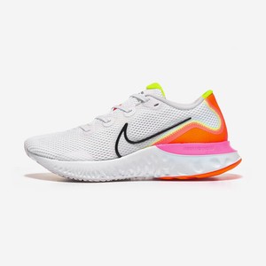 nike renew run white orange