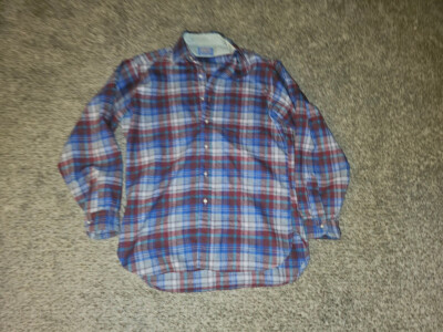 Vintage 50s 60s Pendleton Wool Flannel Plaid Lodge Shirt Men's L Mint Condition
