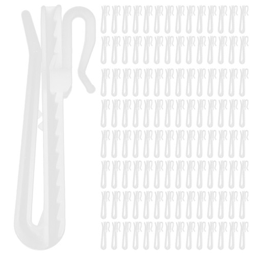 10 Ganci A Clip Per Ripiani Frigorifero / Congelatore – Alluminio Argentato – Supporti Per Mensole