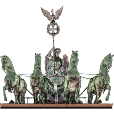 Quadriga Chariot Victoria Statue Brandenburg Gate Berlin Cardboard Cutout stand