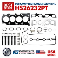Head Gasket Set and Bolts For Toyota Camry 2002-2011 Highlander 2001-2007 2.4L