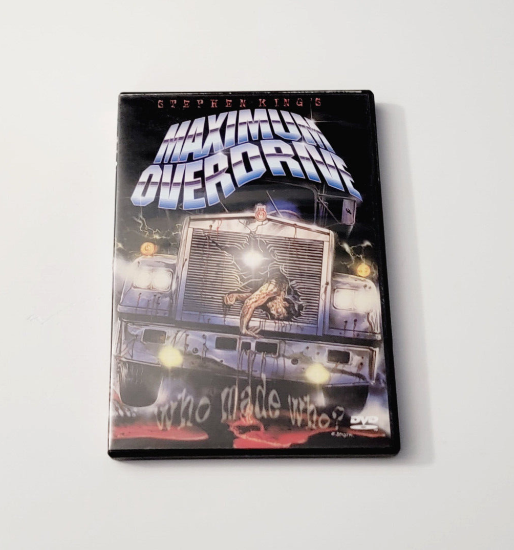 Maximum Overdrive (DVD, 1986) w/ Insert, Emilio Estevez Stephen