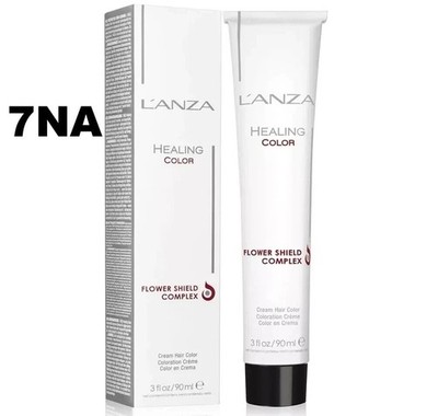 Lanza Healing FLOWER SHIELD COMPLEX Professional Cream Hair Color 3oz  -  7NA
