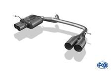 Fox Duplex Auspuff Sportauspuff Endschalld�mpfer f�r BMW E87 118d 120d 2x76