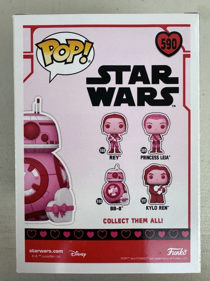 BB-8 (Valentín) 590 ~ Star Wars ~ Vinilo Funko Pop Foto 3 de 4