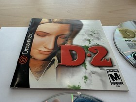 D2 [Sega Dreamcast, 2000]  Four-Disc Set Complete w/ Manual CLEAN DISCS Tested