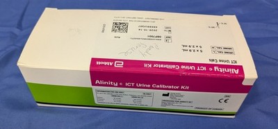 Abbott Alinity C ICT Urine Calibrator Kit (PARTIAL 2 of 5) P/N# 08P7001
