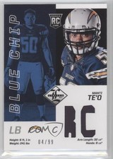 2013 Panini Limited Blue Chip Jerseys 4/99 Manti Te'o #22 c8n