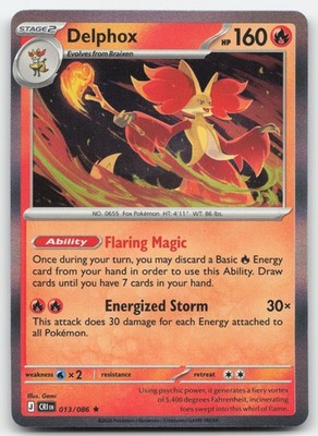 Delphox Chaos Rising 13/86