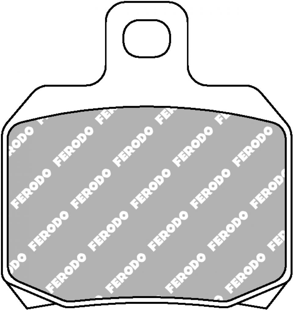 Plaquette de frein Ferodo pour Benelli 600 BN 2014 performance AR - 2