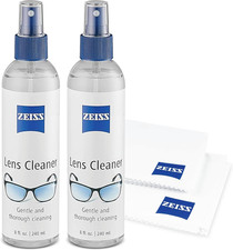 Lens Care Pack 2X 8Oz Streak-Free Lens Spray and Microfiber Cloths for Eyeglas