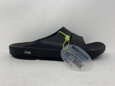 Men's OOFOS OOahh Slide, Black, 13 D Medium US