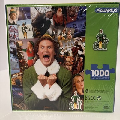 Elf Movie 1000 Piece Jigsaw Puzzle 20''x 28'' Will Ferrell As Buddy, Aquarius, NEW