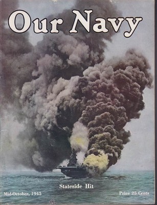 OUR NAVY Mid-Oct 1945 Pacific fleet hit; Navy doctors; USS Twiggs USS Darter &c