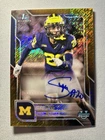 2025 Bowman Chrome University Football Gold Shimmer Refractor Jyaire Hill #BCA-JHI