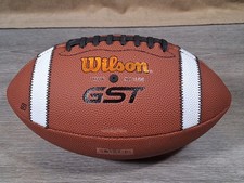 Wilson GST Speed Skin Official Football - Brown 9-12 Junior Size - Barely Used
