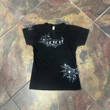 Vintage 2006 Tool Band Tee 10000 Days Metallic Graphic Sleeve Hit Women’s Size L