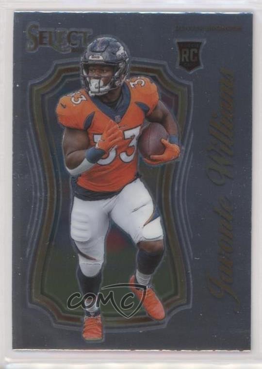 2021 Panini Select Select Certified Rookies Javonte Williams #SCR-24 RC 0t22