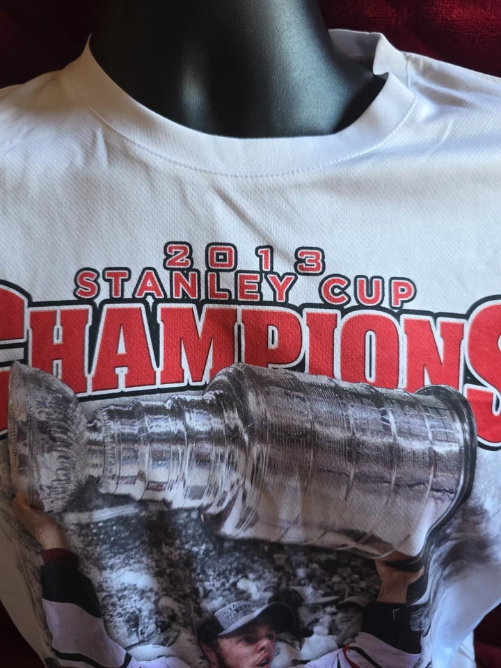 Kewl-Dry Chicago Blackhawks TOEWS #19 T-Shirt Men's YXL 14/16 White NHL Graphic  - Image 2 of 4