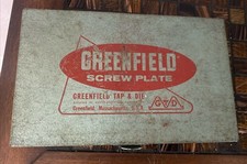 Vintage GREENFIELD TAP & DIE SET O.K. Jr. Greenfield Mass.