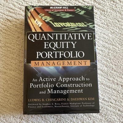 McGraw-Hill Quantitative Equity Portfolio Management Hardcover Chincarini Kim