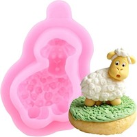 Silikonform In Schafform FüR Fondant-, Schokoladen- Und Tortendekorationen