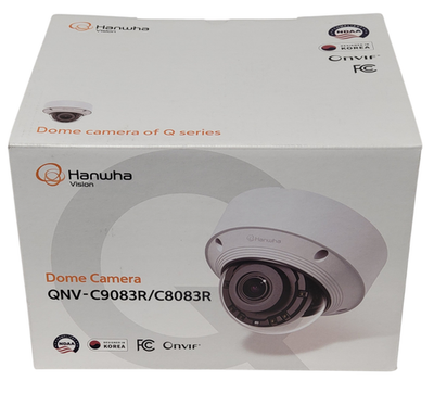 wan♡wan② NEW Hanwha QNV-C8083R 5 MP IR Outdoor Vandal Dome AI Network