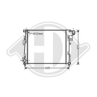 1X KüHler MotorküHlung Diederichs DCM2953 Diederichs Climate FüR Nissan Opel