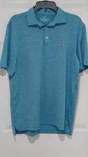 Vineyard Vines Men's Polo Shirt Short Sleeve Blue Size M