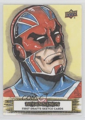 2022 Marvel Beginnings Vol 2 Series 1 1/1 Walter Junior #SKT Auto Sketch 16e9