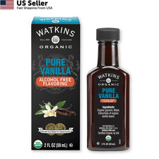 Organic Pure Vanilla Alcohol Free Flavoring Premium Baking Extract 2 Fl Oz USA