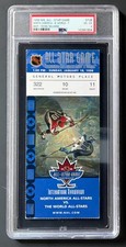 1998 NHL All Star Game Ticket Stub PSA VG-EX 4 NHL World North America Selanne