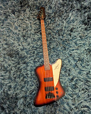 Epiphone Thunderbird 4-String Solid Body Right-Handed Bass Guitar Brown + Case