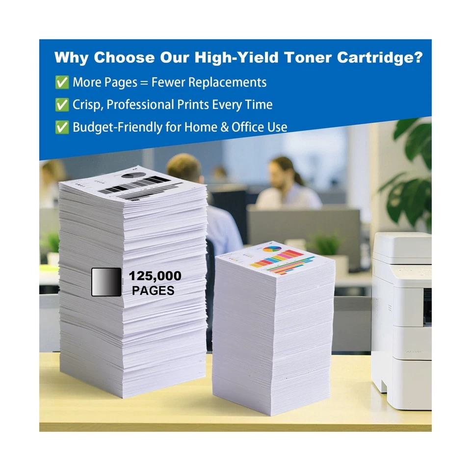 013R00662 7525 Drum Unit 2-Pack Replacement for Xerox WorkCentre 7525 7530 75... - Image 3 of 4