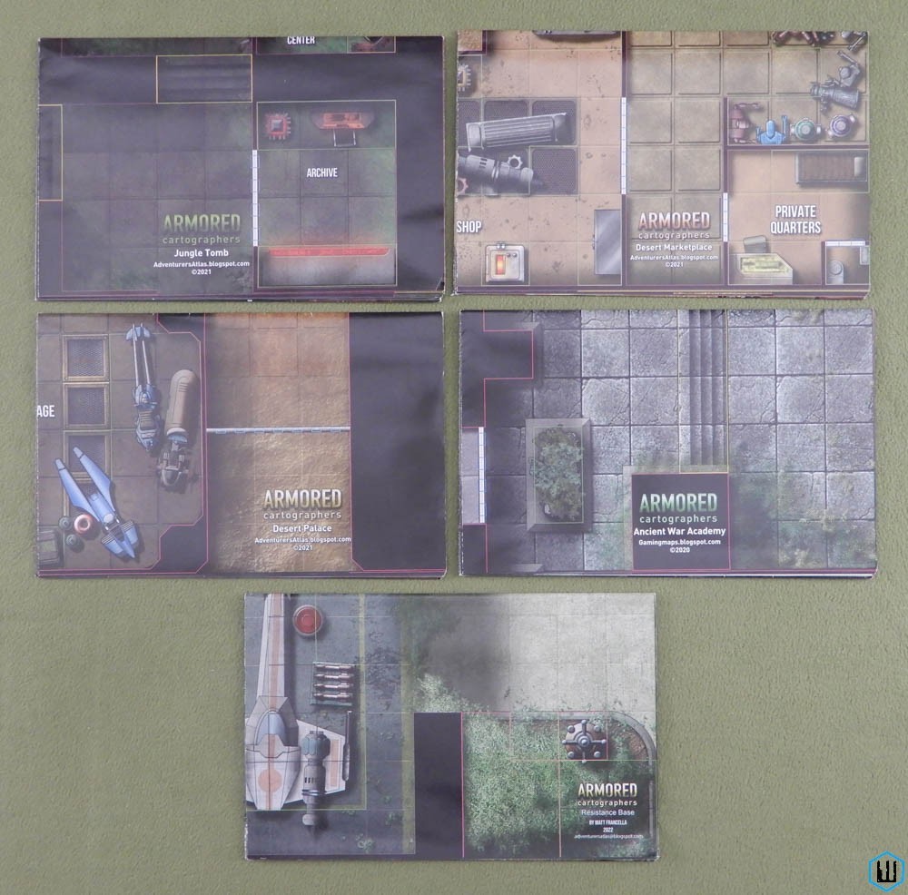 Armored Cartographers: 5 Map Lot (Fantasy Battle Maps) | eBay