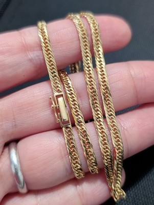 Solid 18k 750 Japan Gold Chain 16” Mcut Kihei Necklace 10grams | eBay