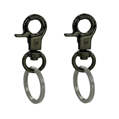 Dog Tag Clips 2 pack Easy Change for Pet ID Tag Quick Clips Small Medium Larg...