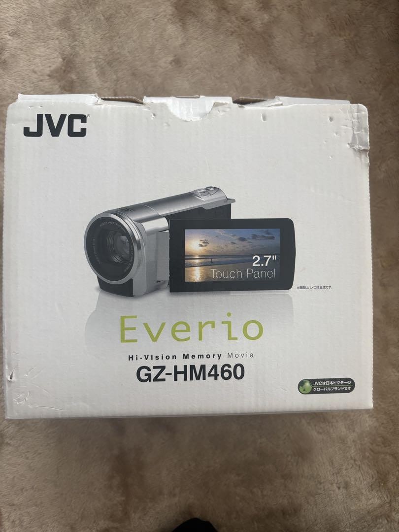 JVC Everio GZ-HM460 HD Camcorder Black with Battery with Box