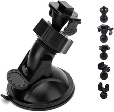 Universal Dash Cam Suction Cup Mount Holder with 6 Adapters 60