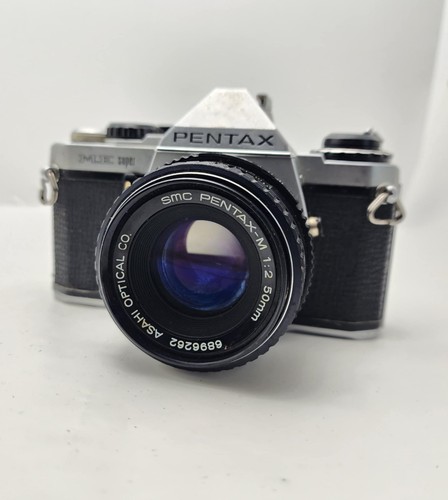 Pentax ME Super fotocamera reflex pellicola 35 mm con obiettivo 50 mm f/2. - Foto 2 di 7