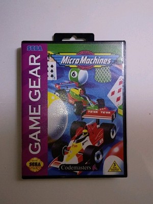 Game Gear Micro Machines Complete With Hard Case And Manual 