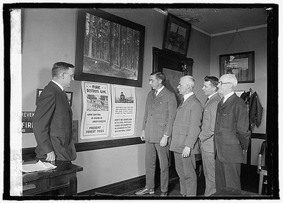 Photo:Col W.B. Greeley Forest Fire Prevention Office Men 1923