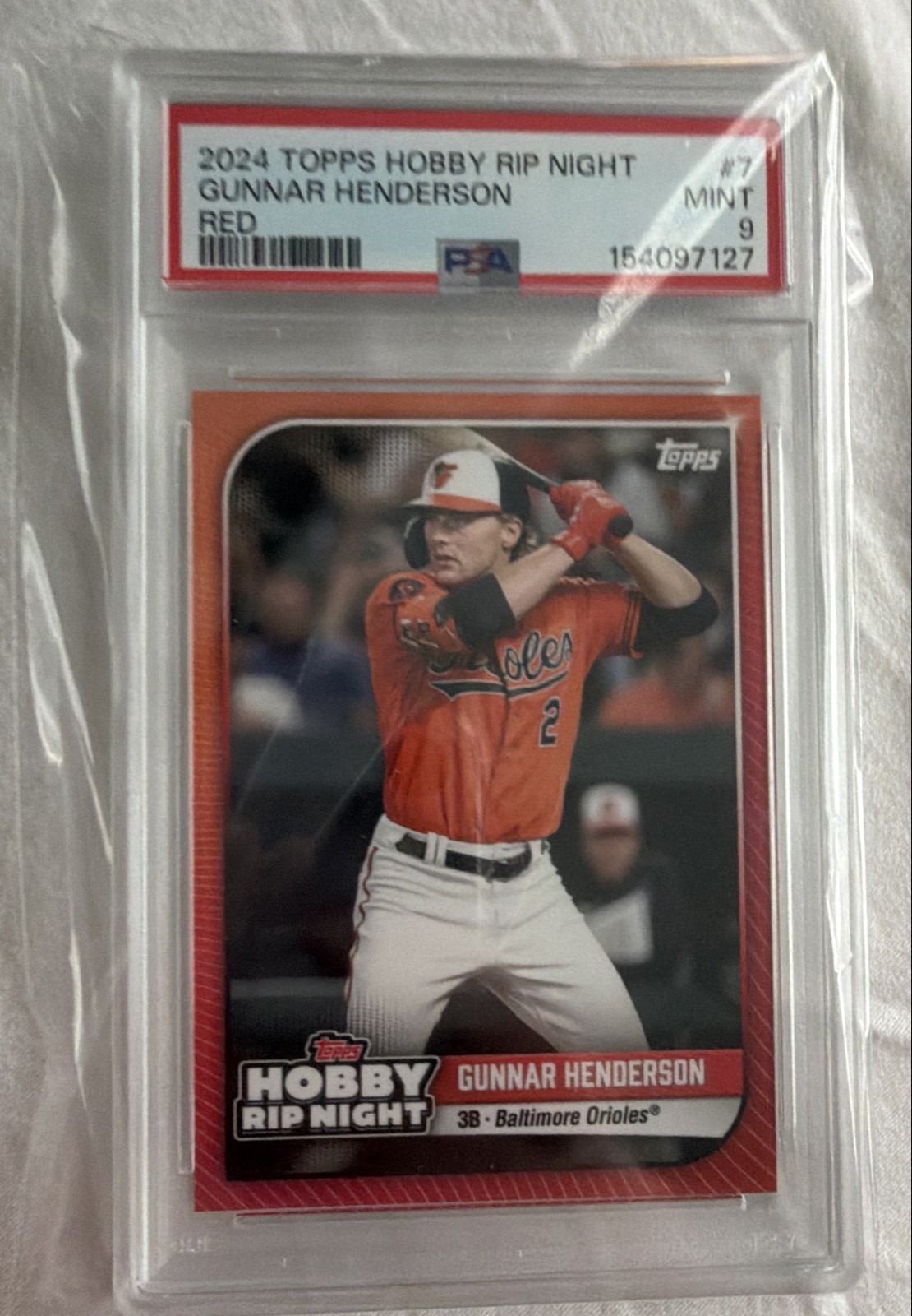 2024 Topps Red #7 Gunnar Henderson front